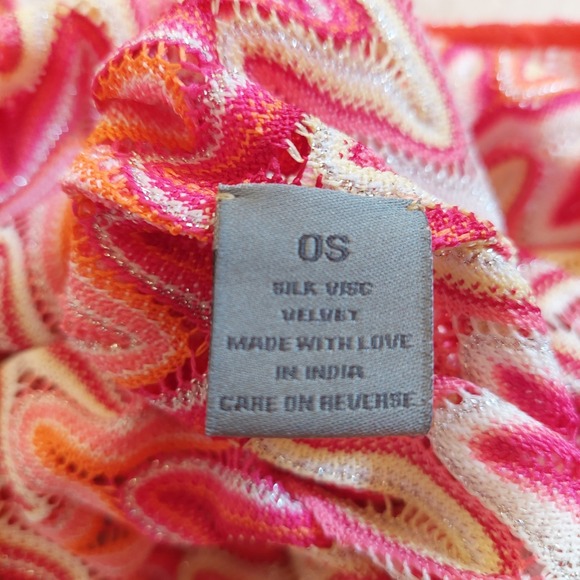 NEW! Calypso St. Barth Women's Emelia Dress Zig-Zag Pink Orange Sz S $295 - Picture 13 of 15